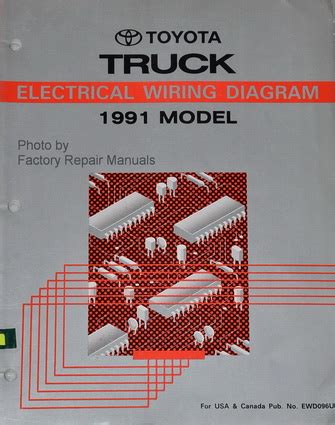 toyota pickup truck electrical wiring diagrams original manual factory repair manuals