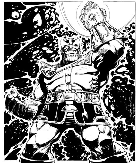 Thanos By Walter Simonson In Steven Hoveke S Thanos Comic Art Gallery Room