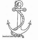 Coloring Nautical Pages Boat Anchor Star Drawing Getdrawings Getcolorings Pa Paintingvalley sketch template