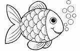 Fish Preschool Coloring Pages Printable sketch template