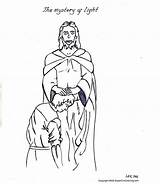 Coloring Light Jesus Library Clipart Pages Line Bible Comments sketch template