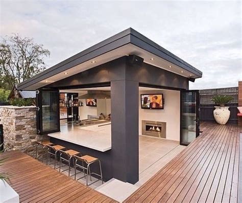 dream backyard cabana   dreams outdoor kitchen design outdoor rooms