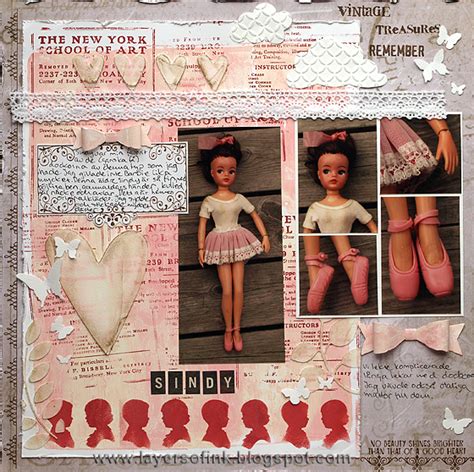 Layers Of Ink Sindy Mixed Media Layout
