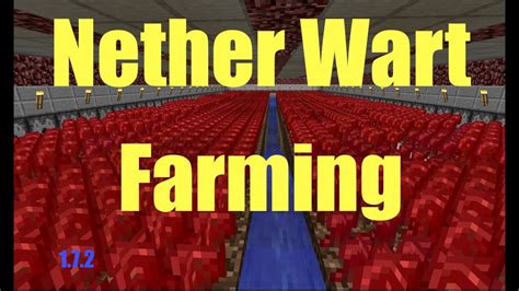 how to grow nether wart farming minecraft 1 7 x youtube