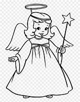 Christmas Drawing Angle Angel Coloring Pages Transparent Clipart sketch template