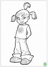 Lazy Town Coloring Pages Dinokids Printable Close Getcolorings Lazytown sketch template
