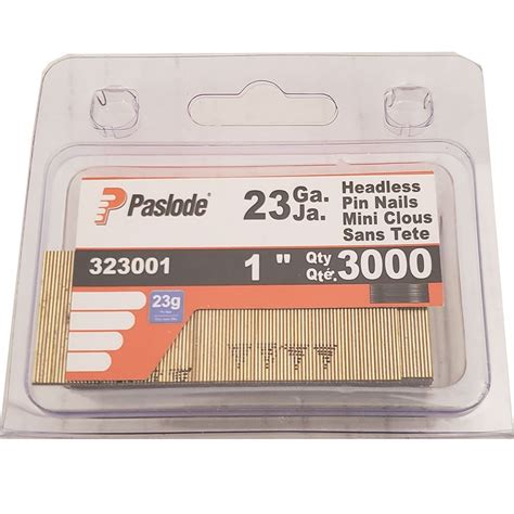 Paslode 23 Gauge 1 Headless Pin Nail 3 000 Per Box The Home Depot