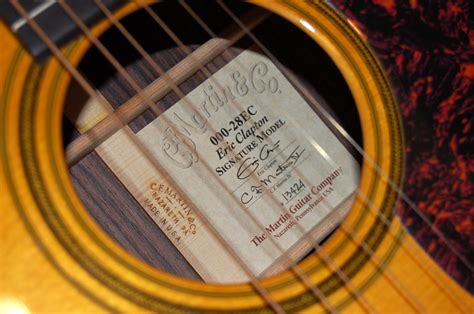signature series martin  ec acoustic guitar