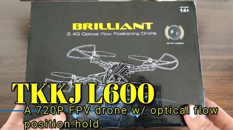 tkkj  drone  p fpv drone  optical flow position hold youtube