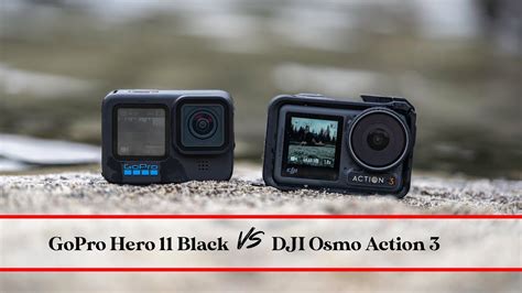 dji osmo action   gopro hero  black video quality comparison youtube