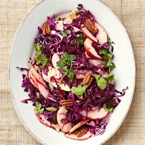 harvest slaw recipe dried cranberries thanksgiving and cabbages