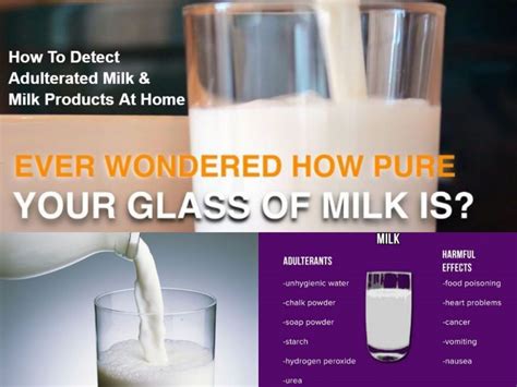 here s how to detect adulterated milk and milk products at home