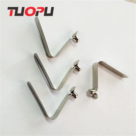 Customized Sheet Metal V Shape Steel Stamping Spring Clips Buy Sheet