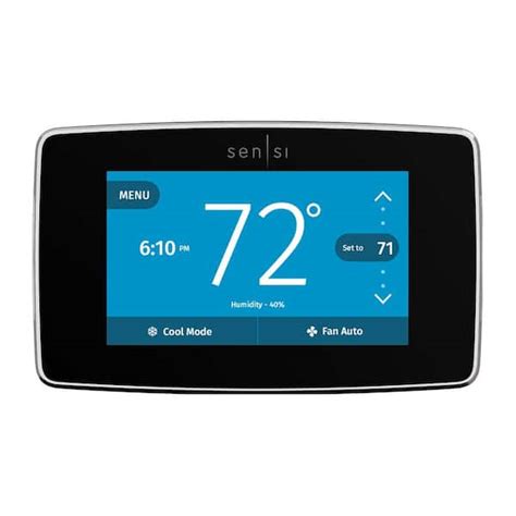 buy sensi touch wi fi smart thermostat  touchscreen color display