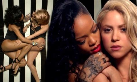 rihanna and shakira s new music video can t remember to forget you