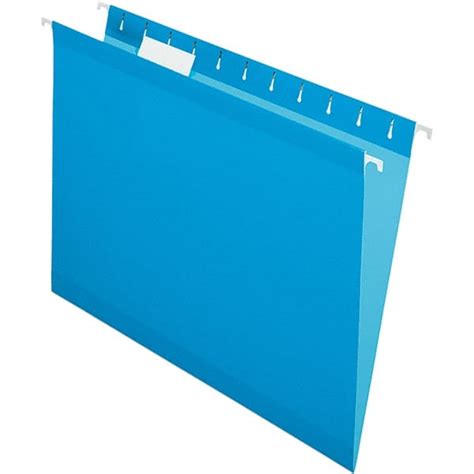 pendaflex pack       letter size blue hanging file