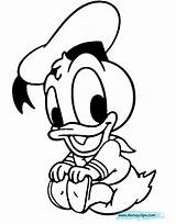 Baby Disney Coloring Pages Pluto Characters Babies Donald Cute Drawing Printable Book Disneyclips Cartoon Mickey Color Down Print Mouse Daisy sketch template