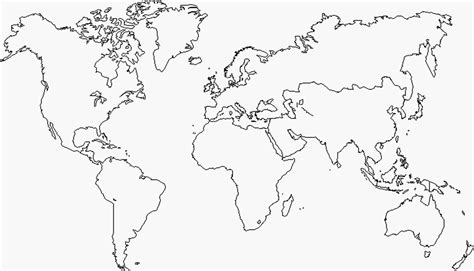 carte monde sans nom infini photo