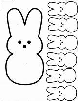 Peeps Easter Peep Printable Coloring Pages Clipart Bunny Crafts Cut Template Print Drawing Logo Cricut Spring Nonsense Cliparts Nanny Color sketch template