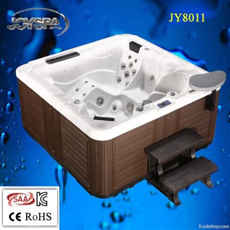 2012 Newly Sex Massage Square Whirlpool Hot Tubs By