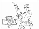 Fortnite Coloring Pages Printable Bomber sketch template