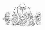 Lego Avengers Coloring Pages sketch template