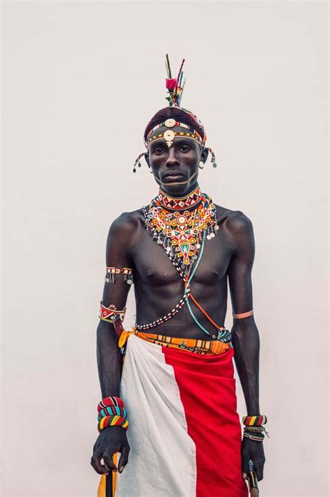 portraits récents de la tribu africaine samburu au kenya africa