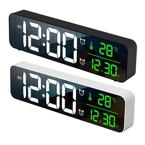 actoyo led digital alarm clocks  bedrooms bedside  snooze