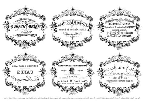 shabby french typography labels project gorgeous  graphics fairy