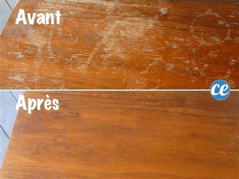 comment enlever les traces deau sur  meuble en bois ideebricolagefacile nettoyage de la