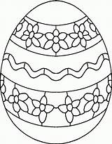 Easter Coloring Egg Designs Pages Print Popular sketch template
