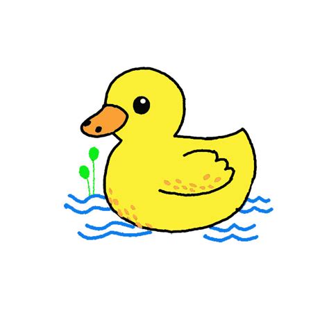printable duck drawing