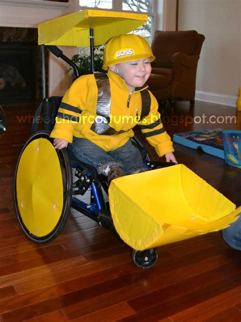 wheelchair costumes front loader backhoe wheelchair costume