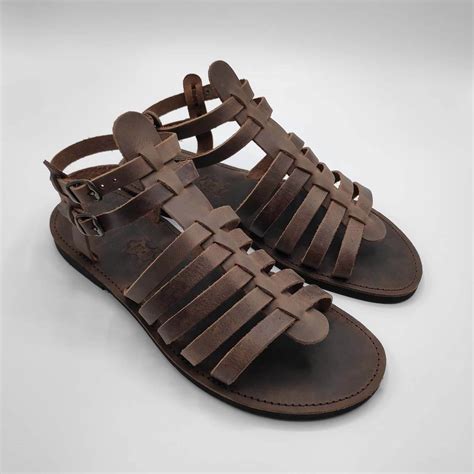 gladiator sandals  mens leather sandals leather sandals pagonis greek sandals