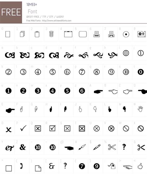 wingdings    fonts   onlinewebfontscom