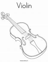 Violin Coloring Built California Usa sketch template