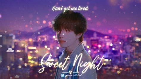 bts v sweet night itaewon class ost fanart lyrics