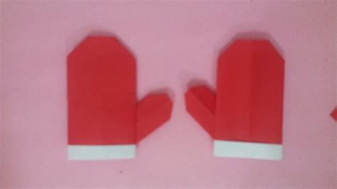 origami glove paper making glove paper    glove paper easy