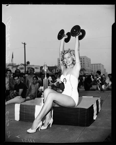 miss muscle beach of 1954 muscle beach fitness strength workout