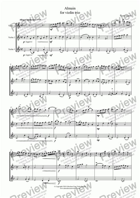 allmain  violin trio  sheet   file