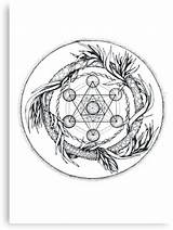 Metatron sketch template