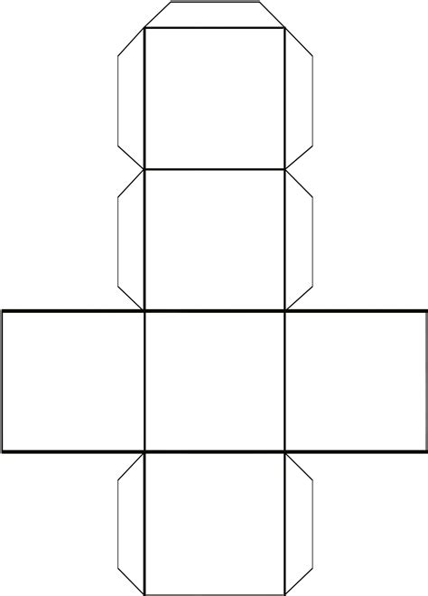 pop  cube template   template