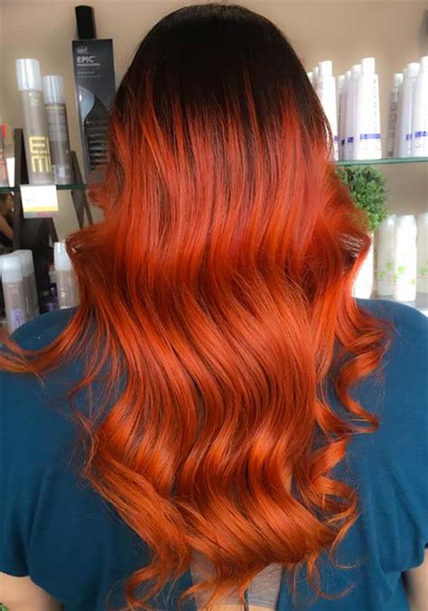 badass red hair colors auburn cherry copper burgundy hair shades fashionisersc