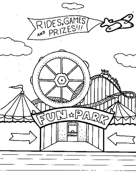 state fair carnival coloring pages  place  color