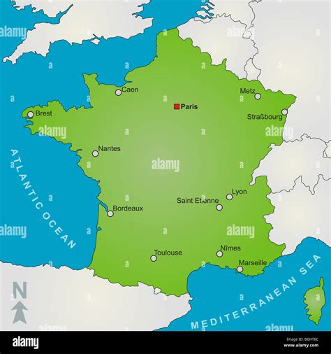 france map  res stock photography  images alamy