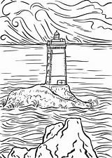 Coloring Lighthouse Pages House Beach Adults Printable Kids Print Bible Colouring Realistic Lighthouses Paint Books Sheets Getcolorings Color Number Popular sketch template