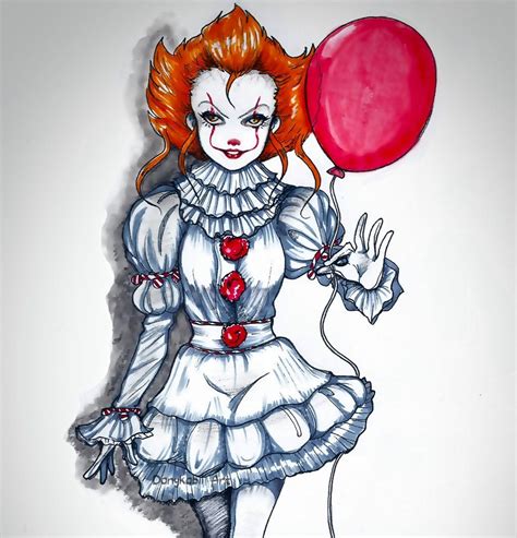 pennywise female ver 02 by danykabii pennywise the dancing clown