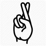 Fingers Crossed Icon Clipart Hand Wish Luck Hands Gesture Secret Icons Wand Svg Clipground Getdrawings Potter Harry sketch template