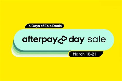 afterpay day deals   man