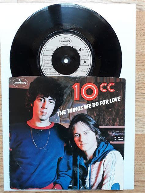 10cc The Things We Do For Love Hot To Trot 7 Uk P S 1976